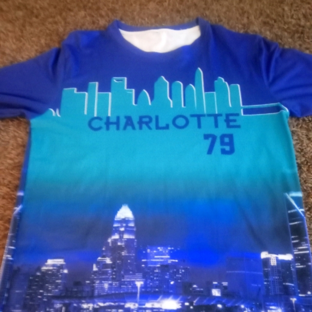Charlotte NC custom tee shirt (Hornets game)